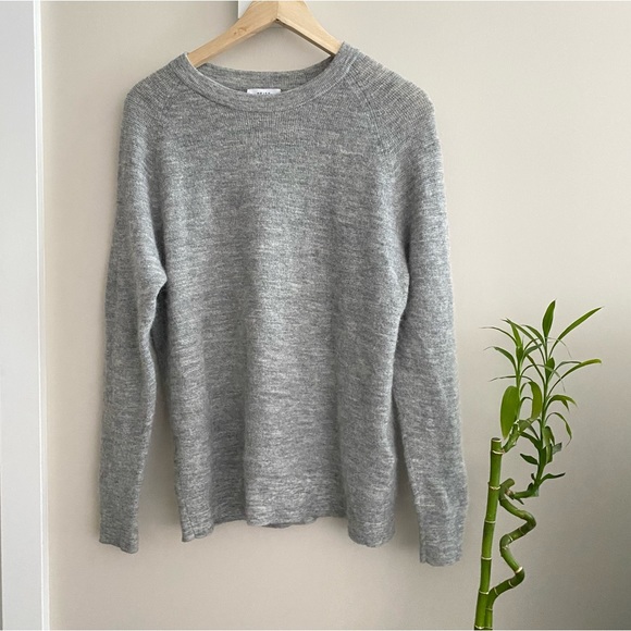 Reiss Hamlet Crew Neck Jumper, Grey - Picture 3 of 10